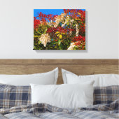 Japanisch Andromeda Bonfire Leinwanddruck (Insitu (Schlafzimmer))