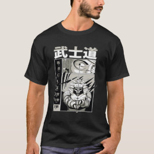 Japanisch Anime Bushido Samurai Warrior Katana Mia T-Shirt