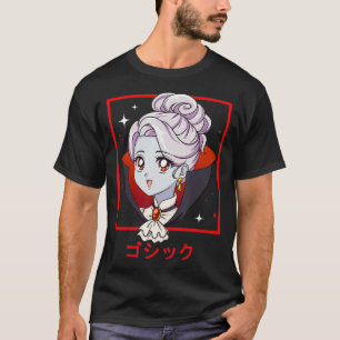Japanisch Anime Girl Punk Evil Manga Pastel Menher T-Shirt