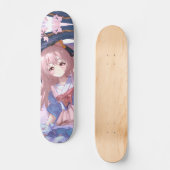 Japanisch Anime Girl Skateboard (Vorderseite)