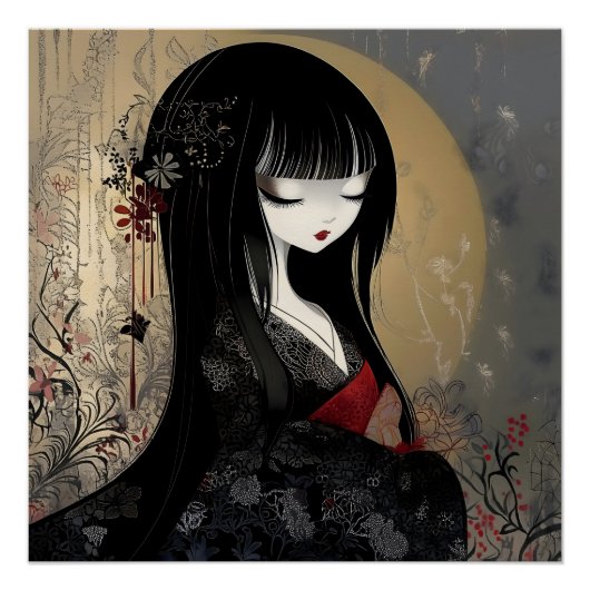 Japanisch Anime Queen Poster (Vorderseite)