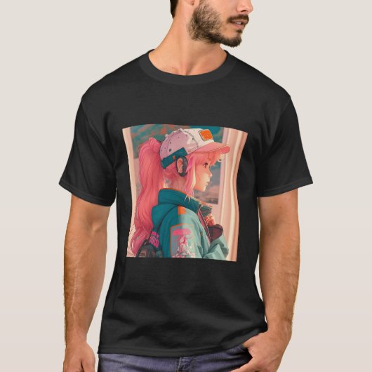 Japanisch Anime T-Shirt (Vorderseite)