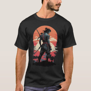 Japanisch Art Ninja Anime Style Samurai T-Shirt