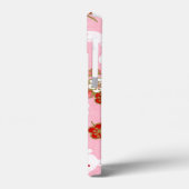 Japanisch Art Pink Sakuras & Rabbits Case-Mate iPhone Hülle (Rückseite / Links)