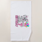 Japanisch Art Rabbit Ninja Ukiyo-e Anime Style Sam Strandtuch (Vorderseite)