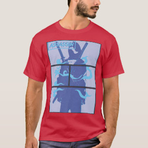 Japanisch Art Samurai Vintag Fighter Retro Design T-Shirt