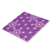 Japanisch Asanoha oder Star Pattern, Amethym lila Fliese (Seite)