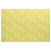 Japanisch Asanoha oder Star Pattern, gelb und weiß Stoff (Fat Quarter (45,7 x 55,9 cm))