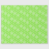 Japanisch Asanoha oder Star Pattern, hellgrün Geschenkpapier (Flach)