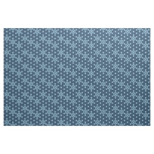 Japanisch Asanoha oder Star Pattern, Indigoblau Stoff (Yard (91,4 cm))