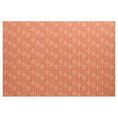 Japanisch Asanoha oder Star Pattern, Korallenorang Stoff (Yard (91,4 cm))