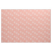 Japanisch Asanoha oder Star Pattern, Korallenrosa Stoff (Yard (91,4 cm))