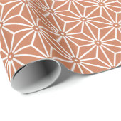 Japanisch Asanoha Yukata Jinbei Pattern ensyucha Geschenkpapier (Rolleneckpunkt)