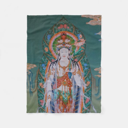 Japanisch Avalokiteshvara Fleece Blanket (Vorderseite)