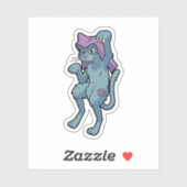 Japanisch Bakeneko Cat Yokai Aufkleber (Blatt)