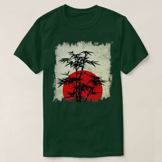 Japanisch Bamboo1 T-Shirt (Design vorne)