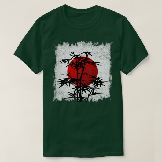 Japanisch Bamboo T-Shirt (Design vorne)
