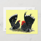 Japanisch Bantams Mottling Postkarte (Vorne/Hinten)