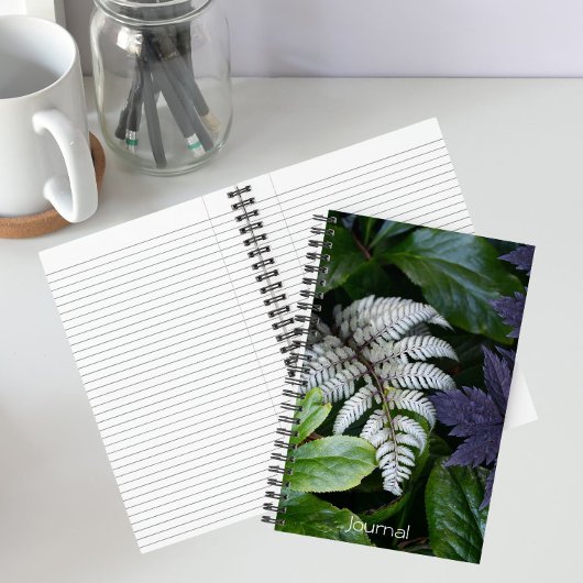 Japanisch bemalt Fern Floral Notizblock