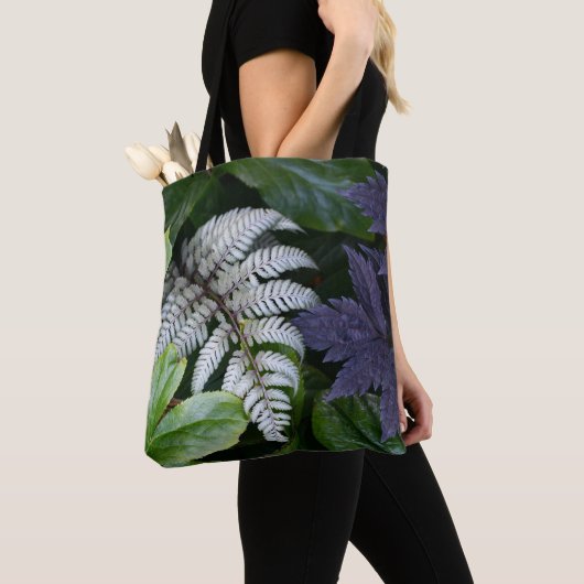 Japanisch bemalt Fern Floral Tasche (Von Nahem)