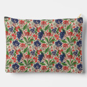 Japanisch Blau und Rote Berries Zubehörtasche (Rückseite)