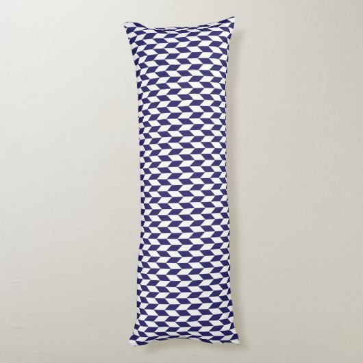 Japanisch Blue Body Pillow Seitenschläferkissen (Rückseite (Vertikal))