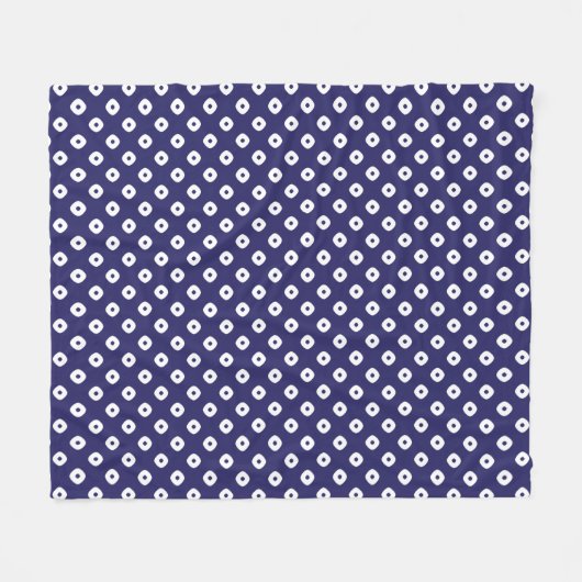 Japanisch Blue Fleece Blanket (Vorderseite (Horizontal))