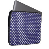 Japanisch Blue Laptop Sleeve (Vorne Rechts)