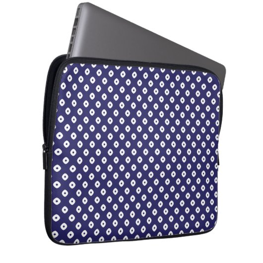 Japanisch Blue Laptop Sleeve (Vorne Rechts)