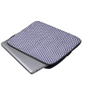 Japanisch Blue Laptop Sleeve (Vorne Knopf)