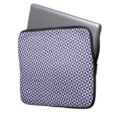 Japanisch Blue Laptop Sleeve (Vorderseite Links)