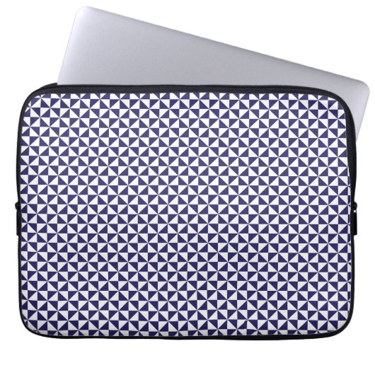 Japanisch Blue Laptop Sleeve (Vorderseite)