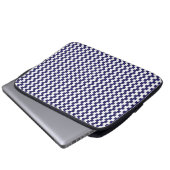 Japanisch Blue Laptop Sleeve (Vorne Knopf)