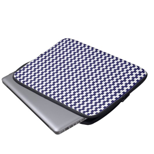 Japanisch Blue Laptop Sleeve (Vorne Knopf)