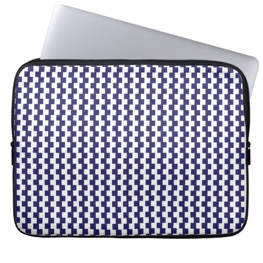 Japanisch Blue Laptop Sleeve (Vorderseite)