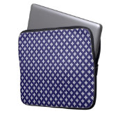 Japanisch Blue Laptop Sleeve (Vorderseite Links)