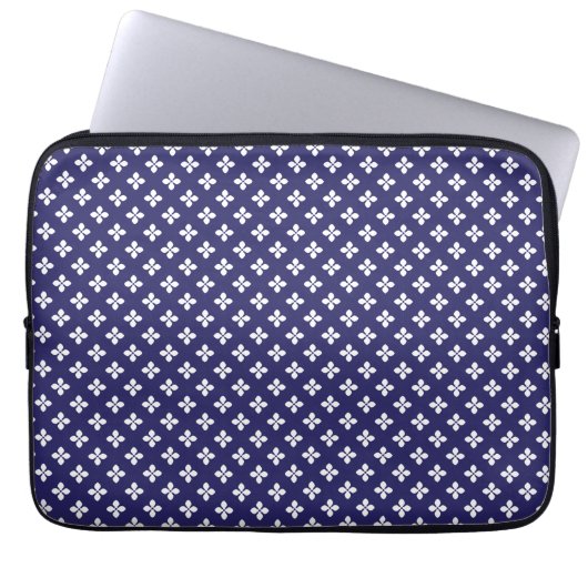 Japanisch Blue Laptop Sleeve (Vorderseite)