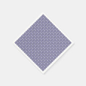 Japanisch Blue Napkins Serviette (Ecke)