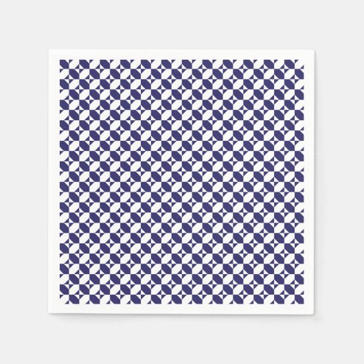 Japanisch Blue Napkins Serviette (Vorderseite)