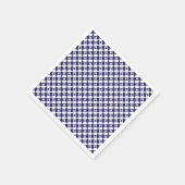 Japanisch Blue Napkins Serviette (Ecke)