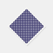 Japanisch Blue Napkins Serviette (Ecke)