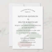 Japanisch Bonsai Tree Wedding Einladung (Vorderseite)