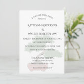 Japanisch Bonsai Tree Wedding Einladung (Stehend Vorderseite)