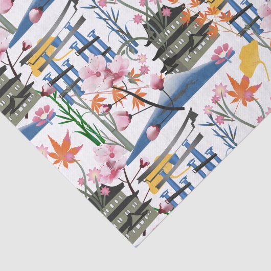 Japanisch Botanisch Seidenpapier (Ausschnitt)