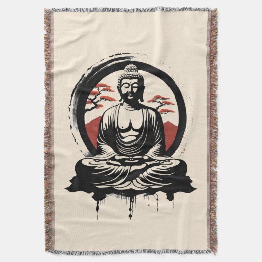 Japanisch Buddha Zen Decke (Vorderseite Vertikal)