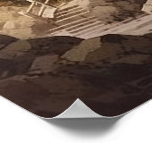 Japanisch Buddhist Temple Art Print Poster (Ecke)