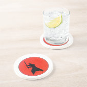 Japanisch Bushido Sandstein Untersetzer (Seite)