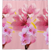 Japanisch Cherry Blossom Duschvorhang (Vorderseite)