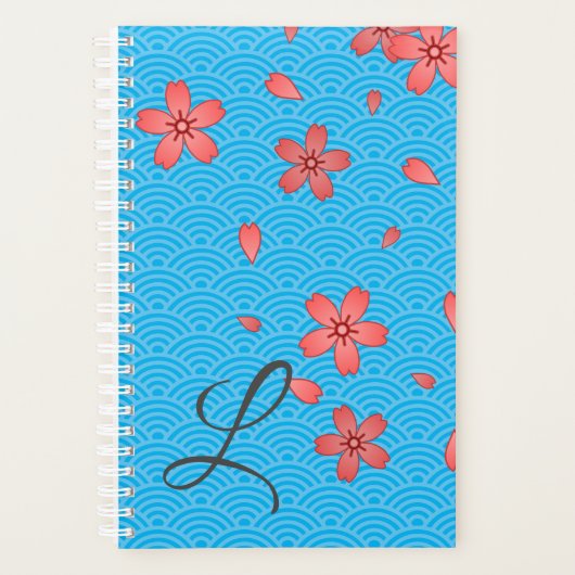 Japanisch Cherry Blossom Floral Planer (Vorderseite)