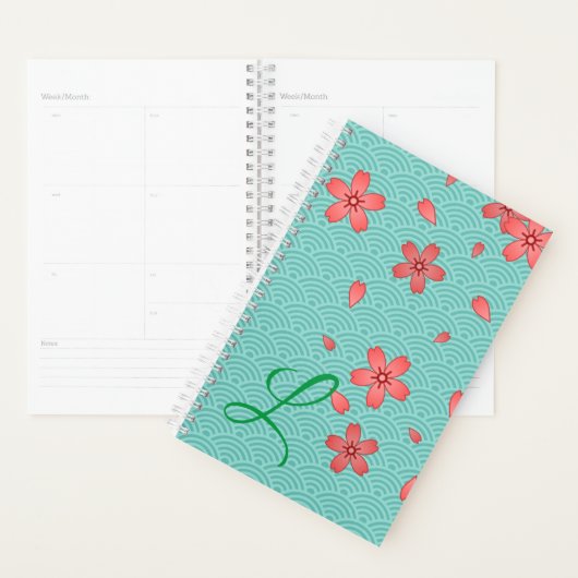 Japanisch Cherry Blossom Floral Planer (Anzeige)